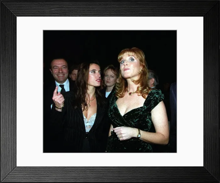 Framed Print : Sarah Ferguson at Pirelli launch November 1997 Framed Print : Sarah Ferguson at Pirelli launch November 1997