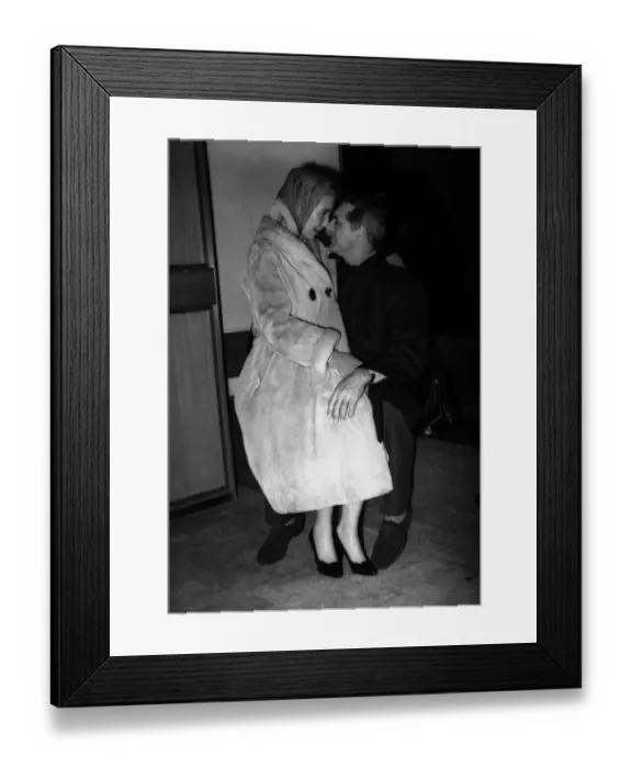 Framed Print : Cary Grant Betsy Drake 1958 The actor Cary Grant took his wife Betsy Drake on his