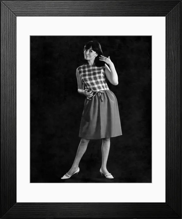 Framed Print : Reveille Fashion 1965. Mannequin wearing Ginham blouse and skirt August 1965 P006841