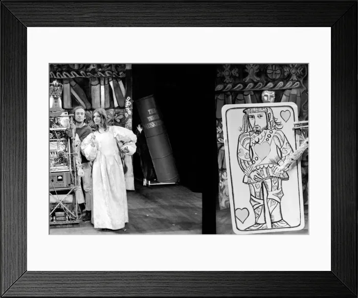 Framed Print : Unusual: Theatre. Machine. The Robot, Anne, Queen of France - actress Jill Bruce