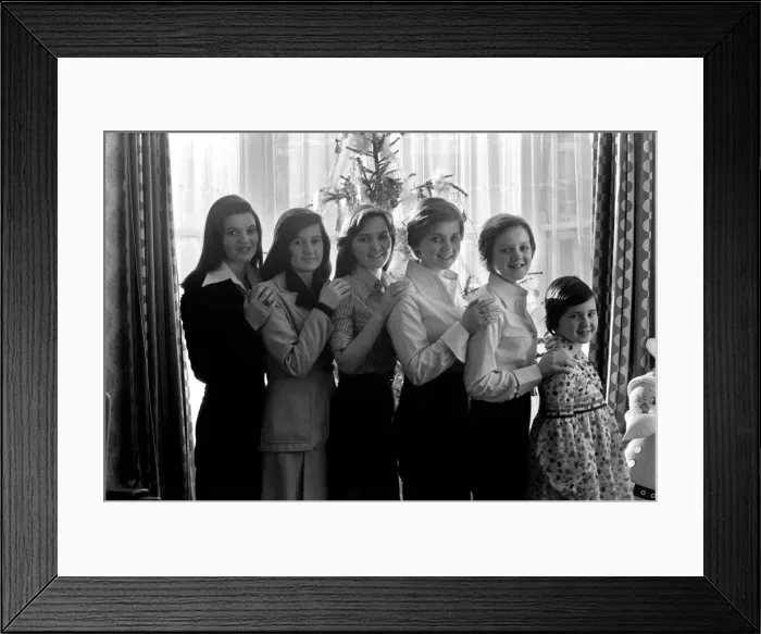 Framed Print : The Nolan Sisters: Six lovely young ladies aged from 9 to 24 years are appearing in Framed Print : The Nolan Sisters: Six lovely young ladies aged from 9 to 24 years are appearing in