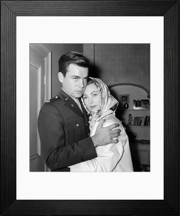 Framed Print : Robert Wagner and Shirley Anne Field in a scene from the film The War Lover Framed Print : Robert Wagner and Shirley Anne Field in a scene from the film The War Lover