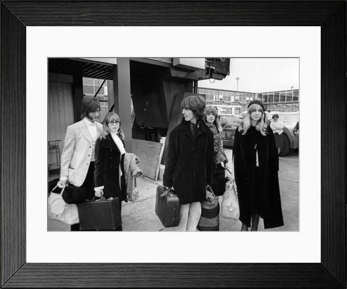 Framed Print : John Lennon Feb 1968 The Beatles singer songwriter, Cynthia Lennon