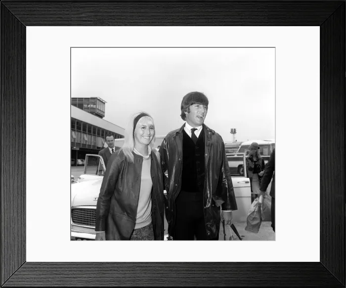 Framed Print : Pop Group The Beatles May 1964 George Harrison and girlfriend Patti Boyd Framed Print : Pop Group The Beatles May 1964 George Harrison and girlfriend Patti Boyd