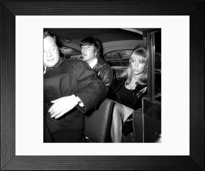 Framed Print : Pop Group The Beatles May 1964 Two of The Beatles arrive at back at London Airport Framed Print : Pop Group The Beatles May 1964 Two of The Beatles arrive at back at London Airport