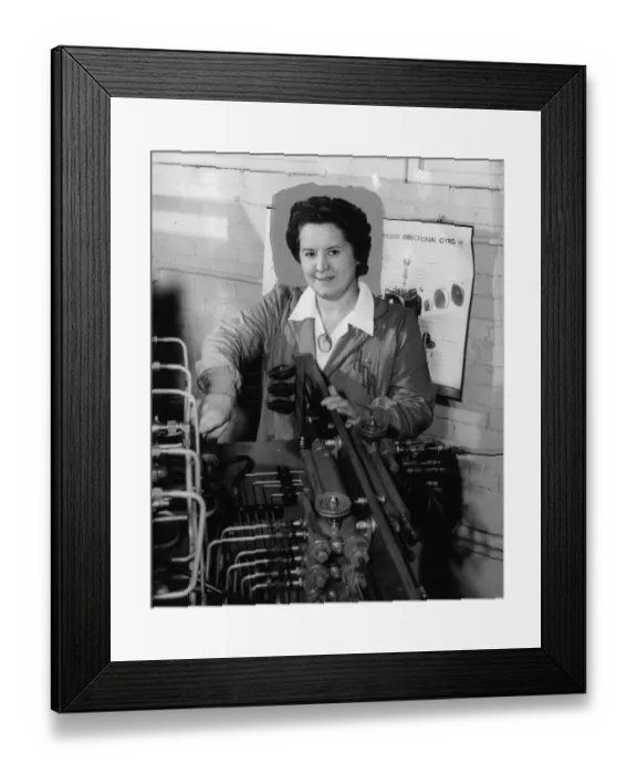 Framed Print : Gertrude Ederle January 1947 First woman ever to swim English Channel now working Framed Print : Gertrude Ederle January 1947 First woman ever to swim English Channel now working