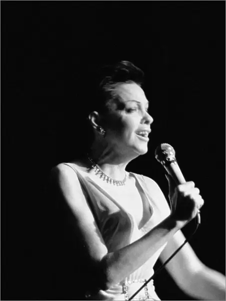 Judy Garland performing for one of the last times at the 'Talk of the Town'