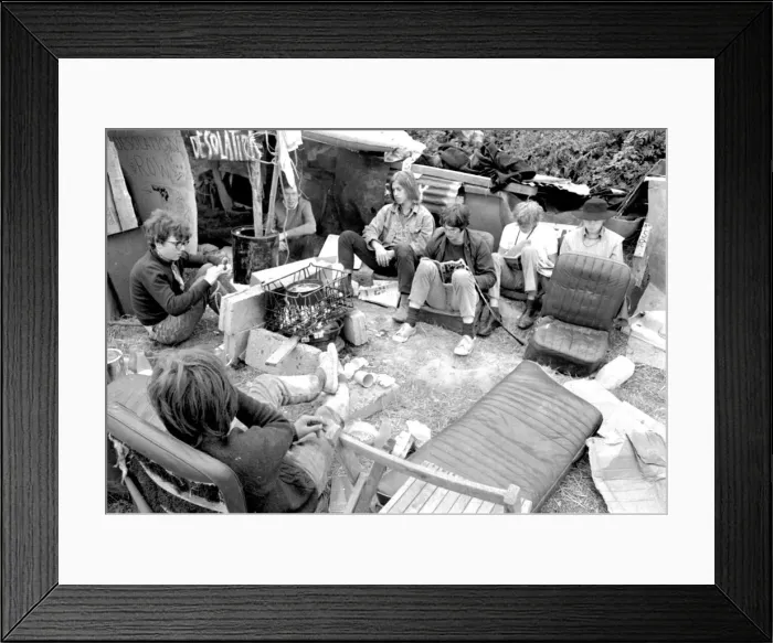 Framed Print : General scene in a makeshift campsite at the Isle of Wight Pop Festival 30th August Framed Print : General scene in a makeshift campsite at the Isle of Wight Pop Festival 30th August