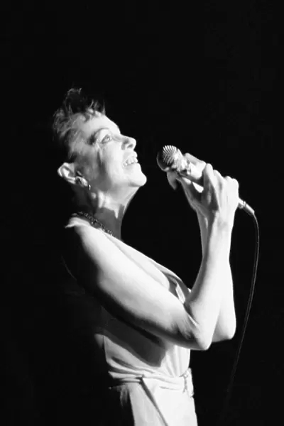 Judy Garland performing for one of the last times at the 'Talk of the Town'