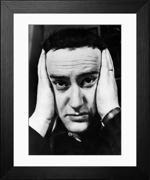 Framed Print : Playwright and author Wolf Mankowitz. 10th January 1956