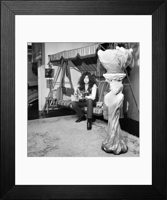 Framed Print : Jimmy Page Led Zeppelin. January 1970 70-00002-004 Framed Print : Jimmy Page Led Zeppelin. January 1970 70-00002-004