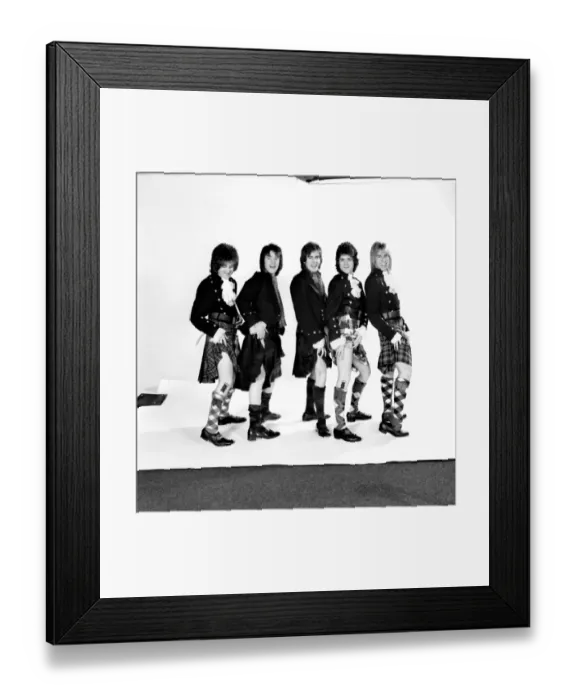 Framed Print : Pop / Group / Music: Bay City Rollers. February 1975 75-00627-005 Framed Print : Pop / Group / Music: Bay City Rollers. February 1975 75-00627-005
