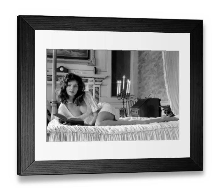 Framed Print : Glamour: Poet Felicity Jayne. February 1975 75-00745-001