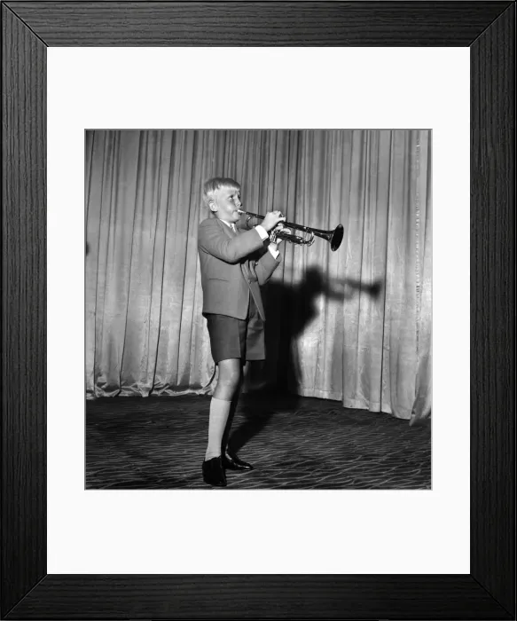 Framed Print : V. C. G. B. Luncheon: 10 years old Nigel Hopkins from Bournemouth entertained Framed Print : V. C. G. B. Luncheon: 10 years old Nigel Hopkins from Bournemouth entertained