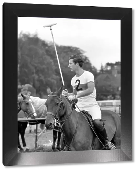 Prince Charles. Polo at Windsor. June 1977 R77-3433