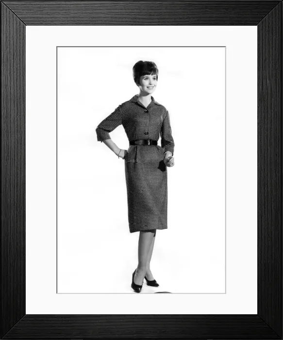 Framed Print : Reveille Fashion. Mannequin wearing a belted mid sleeve dress. January 1961 P006881 Framed Print : Reveille Fashion. Mannequin wearing a belted mid sleeve dress. January 1961 P006881