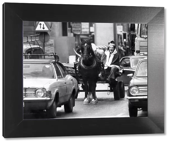 Street Traders-Scrap dealers: King of the road. Scrappie Supreme. June 1977 P004965