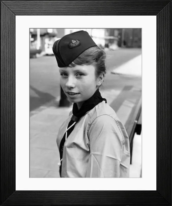 Framed Print : Girl Guide s. P005269 Framed Print : Girl Guide s. P005269
