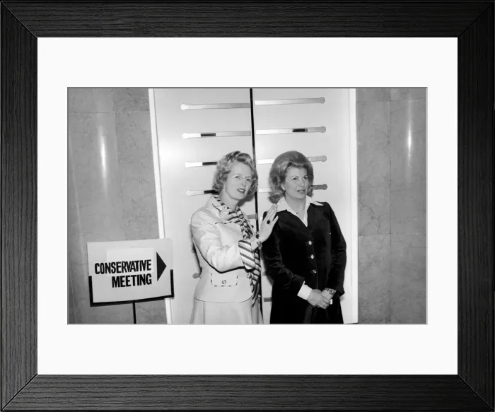 Framed Print : Tory Peers and M. Ps. at Europa Hotel to acclaim Mrs. Margaret Thatcher as leader of party Framed Print : Tory Peers and M. Ps. at Europa Hotel to acclaim Mrs. Margaret Thatcher as leader of party