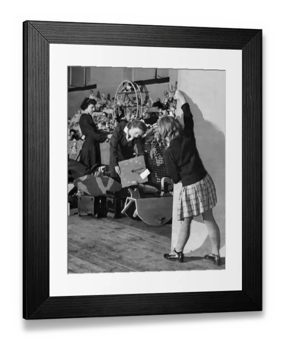 Framed Print : Preview to Santa Clause: Wherever there are toys, sure enough there are children Framed Print : Preview to Santa Clause: Wherever there are toys, sure enough there are children