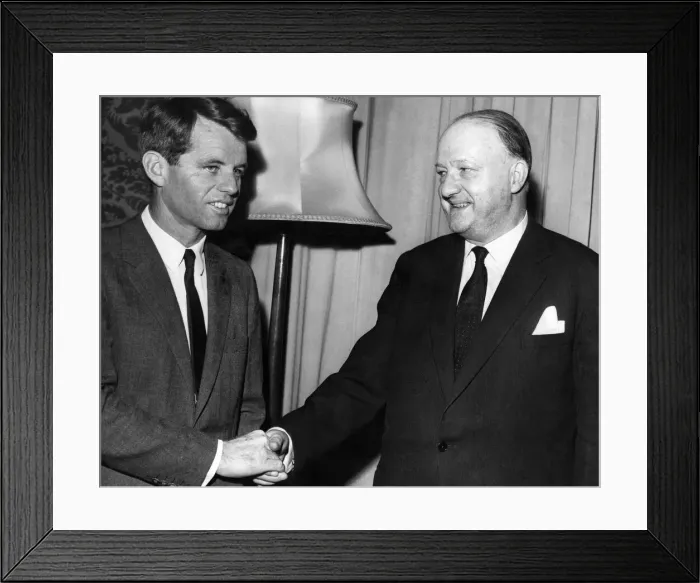 Framed Print : Mr. Robert Kennedy 38, U. S. Attorney General and brother of the assassinated President Framed Print : Mr. Robert Kennedy 38, U. S. Attorney General and brother of the assassinated President