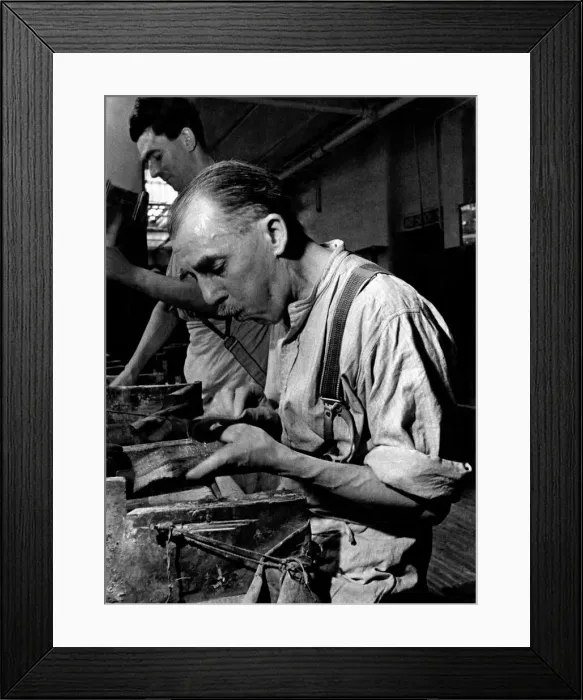 Framed Print : Gold beating. June 1936 P004714 Framed Print : Gold beating. June 1936 P004714