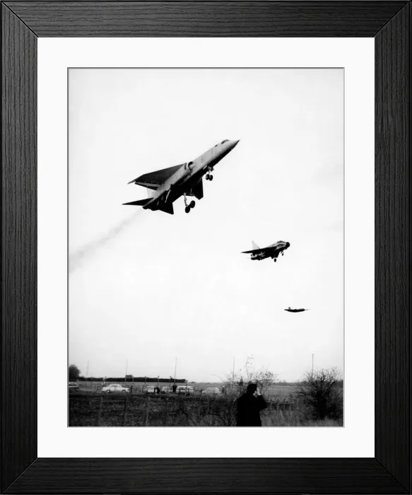 Framed Print : Aricraft British Aircraft Corporation T. S. R. 2. seen here during a test flight