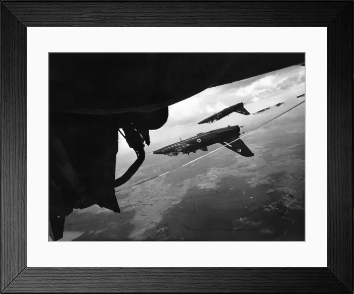 Framed Print : RAF Red Arrows display team. May 1965 P003997 Framed Print : RAF Red Arrows display team. May 1965 P003997
