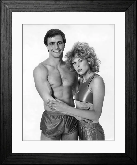 Framed Print : Couple. April 1983 P003876 Framed Print : Couple. April 1983 P003876