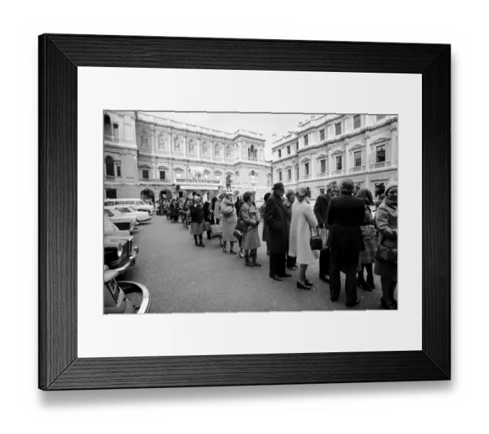 Framed Print : Art / Installation. February 1975 75-01023-001 Framed Print : Art / Installation. February 1975 75-01023-001