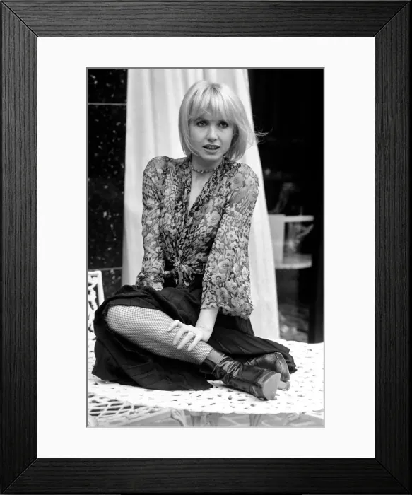 Framed Print : French film actress Bulle Ogier pictured at the Bohemian Bar of the Chelsea Hotel Framed Print : French film actress Bulle Ogier pictured at the Bohemian Bar of the Chelsea Hotel