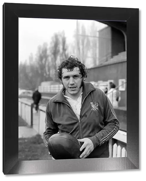 England Rugby team in training at Twickenham. March 1975 75-01426-054 Mike Burton, prop