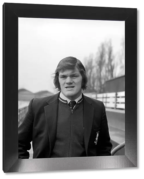 England Rugby team in training at Twickenham. March 1975 75-01426-052. Fran Cotton, prop