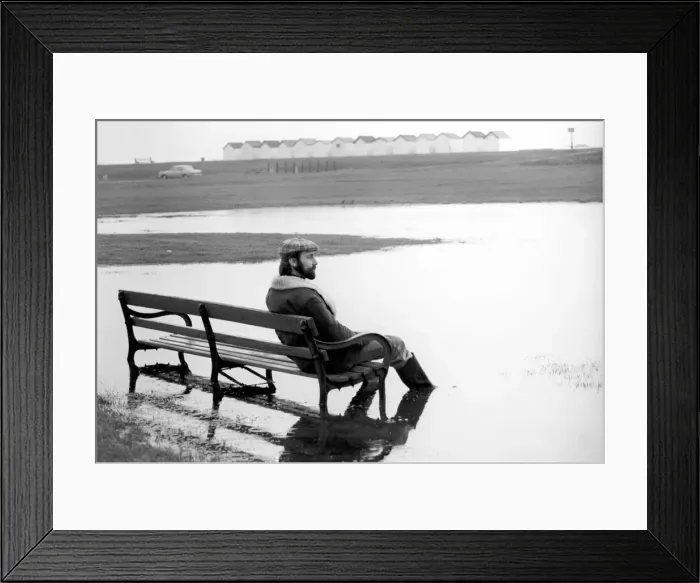 Framed Print : Joe Bugner relaxes in Spain. Boxer Joe Bugner, European Heavyweight Champion presented Framed Print : Joe Bugner relaxes in Spain. Boxer Joe Bugner, European Heavyweight Champion presented