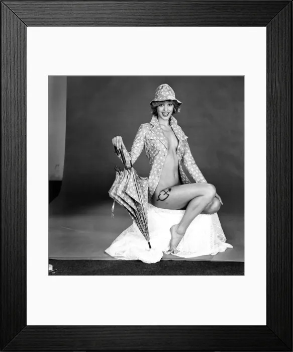 Framed Print : Model: Nicki Howarth. February 1975 75-00717-005 Framed Print : Model: Nicki Howarth. February 1975 75-00717-005