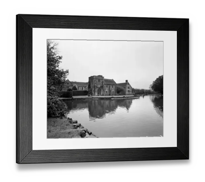 Framed Print : Cothay Manor, near Wellington, Somerset February 1975 75-00699