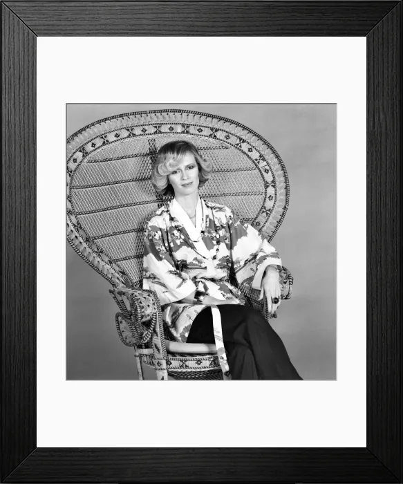 Framed Print : Fashions. Kimonos. Mrs. Linda Bruce Lee. February 1975 75-00710-001 Framed Print : Fashions. Kimonos. Mrs. Linda Bruce Lee. February 1975 75-00710-001