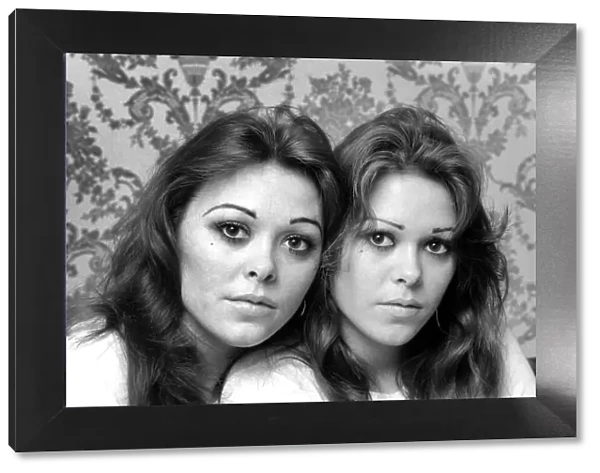 Identical Twins: Jackie and Lorraine Docker. January 1975 75-00595-002
