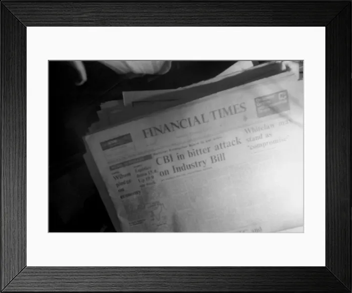 Framed Print : Mr. Ted Heath at home. January 1975 75-00625-001 Framed Print : Mr. Ted Heath at home. January 1975 75-00625-001