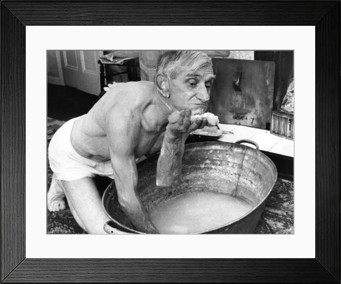 Framed Print : The ritual that will soon be only a memory of the bad old days