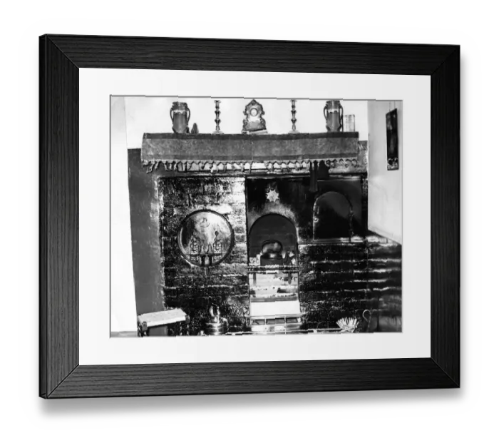 Framed Print : The hearth and most important part of a miners cottage Framed Print : The hearth and most important part of a miners cottage
