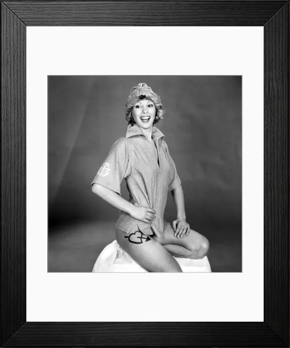 Framed Print : Model: Nicki Howarth. February 1975 75-00717-006 Framed Print : Model: Nicki Howarth. February 1975 75-00717-006