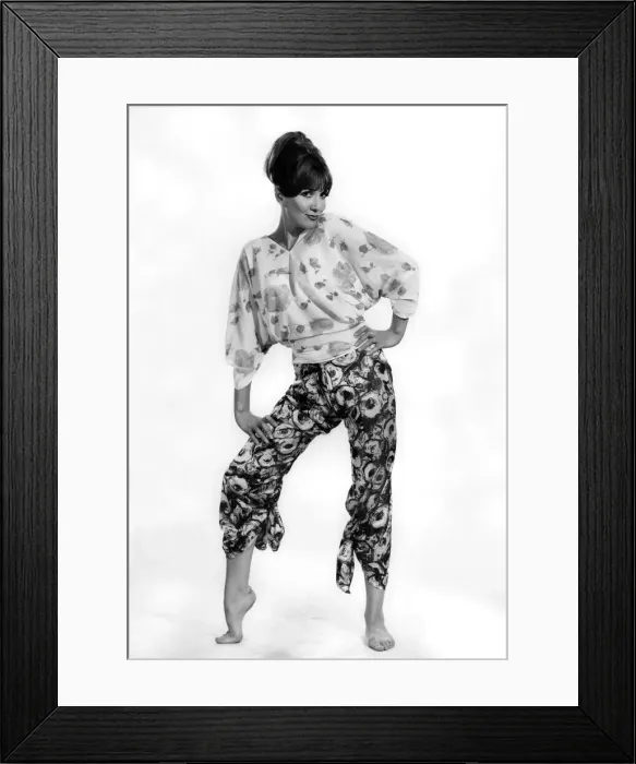 Framed Print : Clothing Fashions 1966: Anne Powell. Voluminous top Framed Print : Clothing Fashions 1966: Anne Powell. Voluminous top