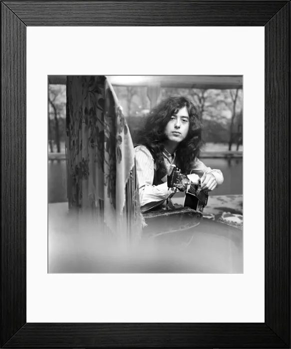 Framed Print : Jimmy Page Led Zeppelin. January 1970 Framed Print : Jimmy Page Led Zeppelin. January 1970