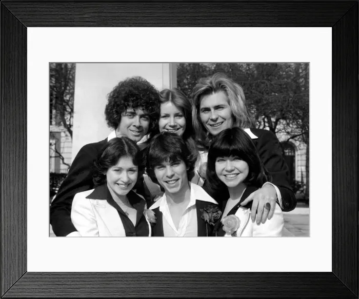 Framed Print : The Guys and Dolls pop group. February 1975 75-01169-009 Framed Print : The Guys and Dolls pop group. February 1975 75-01169-009