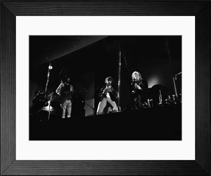 Framed Print : The Bonzo Dog Band performing at The Isle of Wight Pop Festival. 30th August 1969 Framed Print : The Bonzo Dog Band performing at The Isle of Wight Pop Festival. 30th August 1969