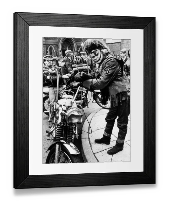 Framed Print : Rockers youth culture Hells Angels Ron Rhodes A©msi2003 Framed Print : Rockers youth culture Hells Angels Ron Rhodes A©msi2003