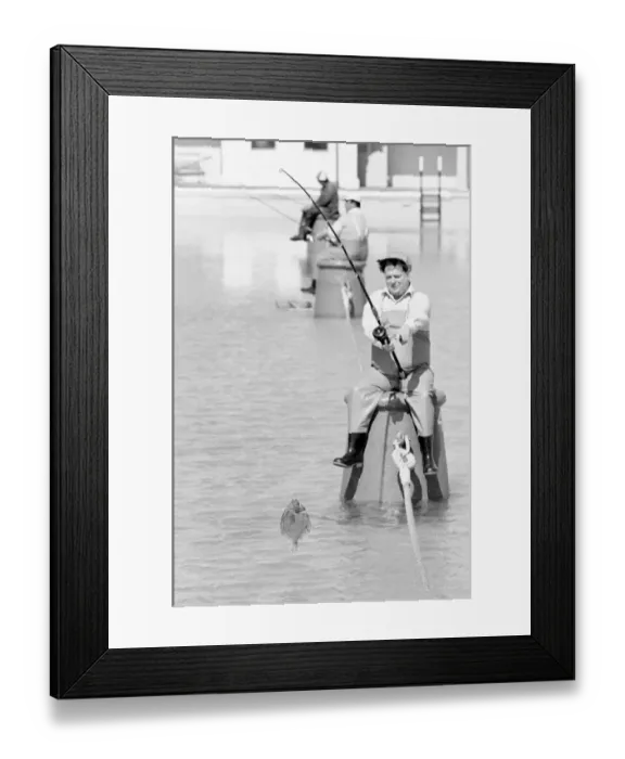 Framed Print : A Great Plaice for Fishing. St Annes on Sea, Lancashire Framed Print : A Great Plaice for Fishing. St Annes on Sea, Lancashire