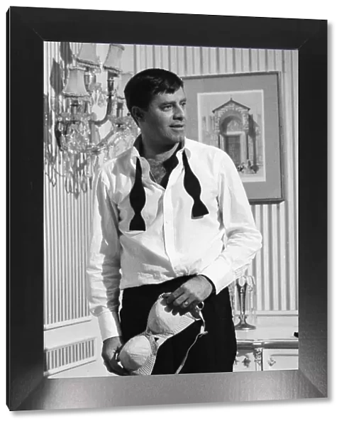 American actor and comedian Jerry Lewis seen here during a break in filming '