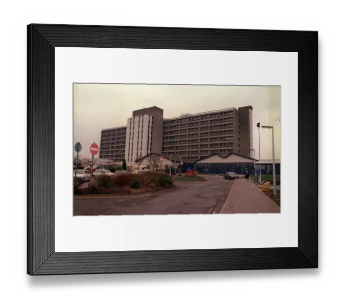 Framed Print : Gartnavel General hospital Glasgow March 1999